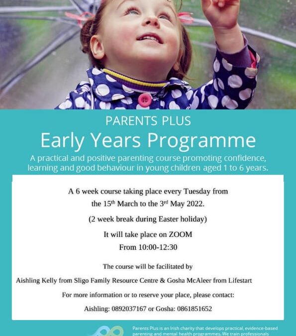 Parents Plus Early Years Programme